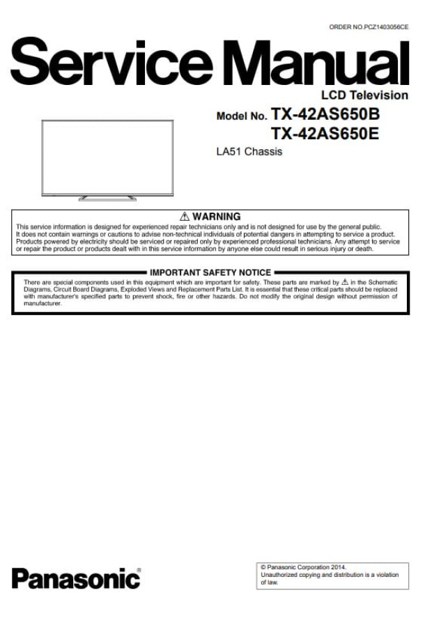 LA51_TX-42AS650B, TX-42AS650E
